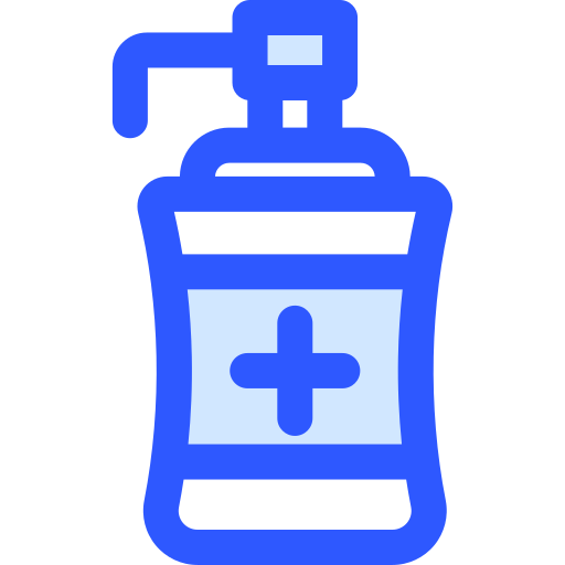 Antiseptic dispenser Generic Blue icon
