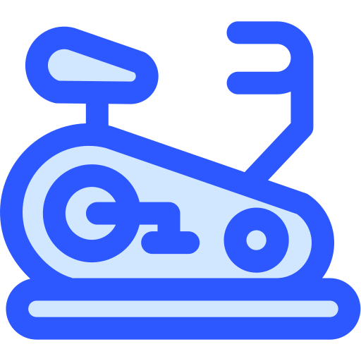 Stationary Bike Generic Blue icon