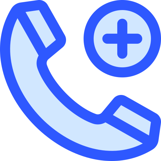 téléphone de l'hôpital Generic Blue Icône