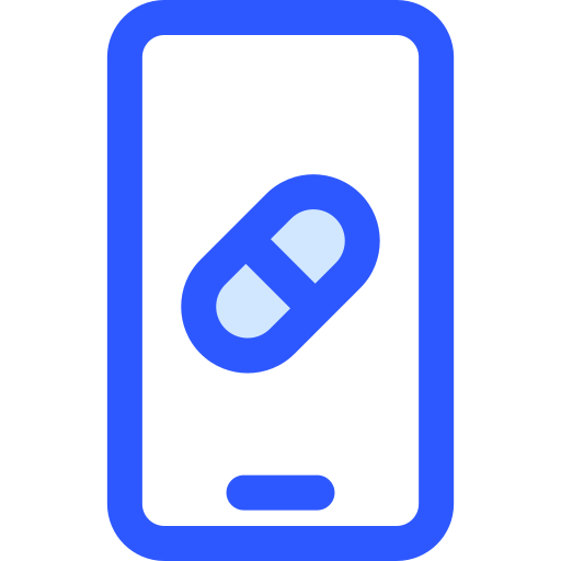 application médicale Generic Blue Icône
