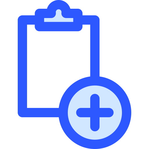의료 진단서 Generic Blue icon