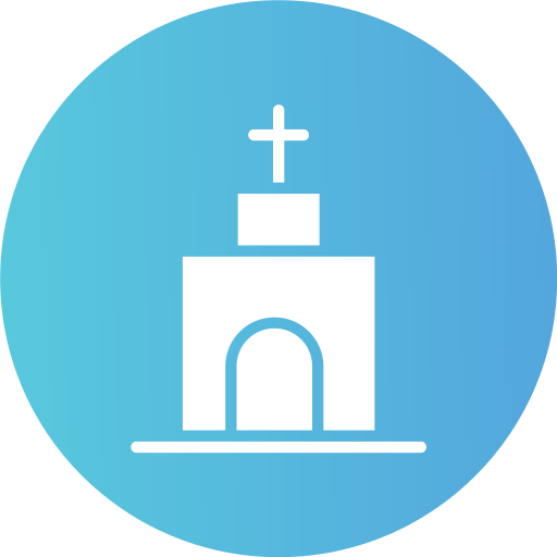 kerk Generic Flat Gradient icoon