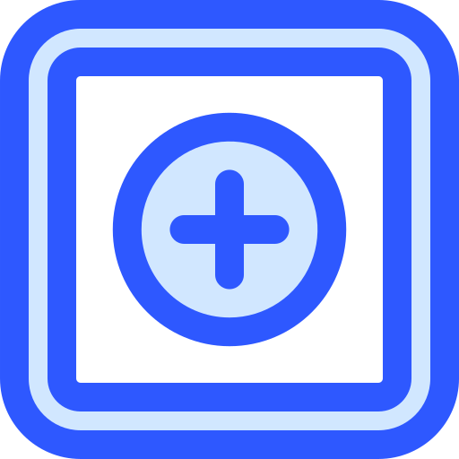 símbolo médico Generic Blue Ícone