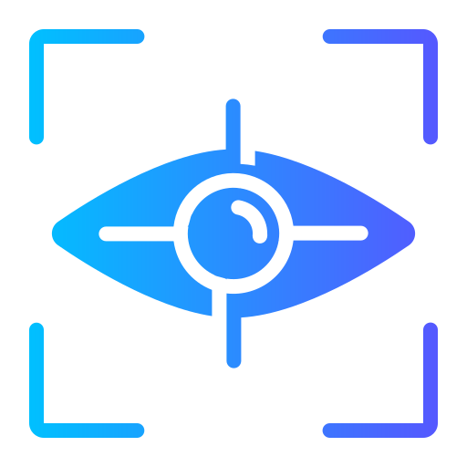 oog scan Generic Flat Gradient icoon