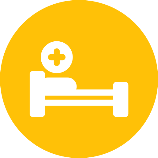 Hospital bed Generic Flat icon