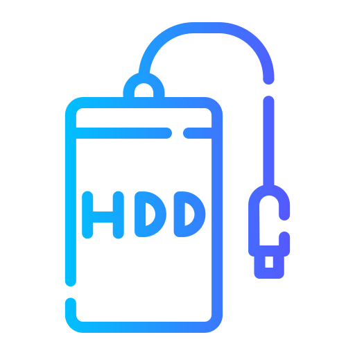 ハードディスクドライブ Generic Gradient icon