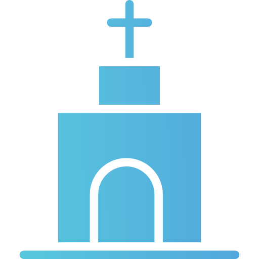 Church Generic Flat Gradient icon