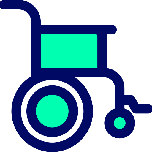 cadeira de rodas Generic Fill & Lineal Ícone