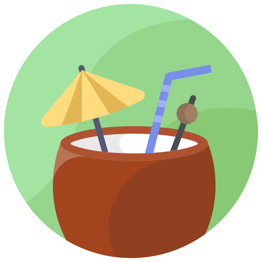 kokosnoot Generic Circular icoon