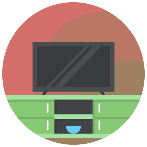 TV stand Generic Circular icon