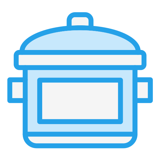 요리 냄비 Generic Blue icon
