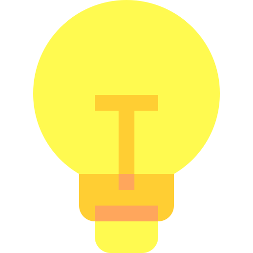 電球 Basic Sheer Flat icon