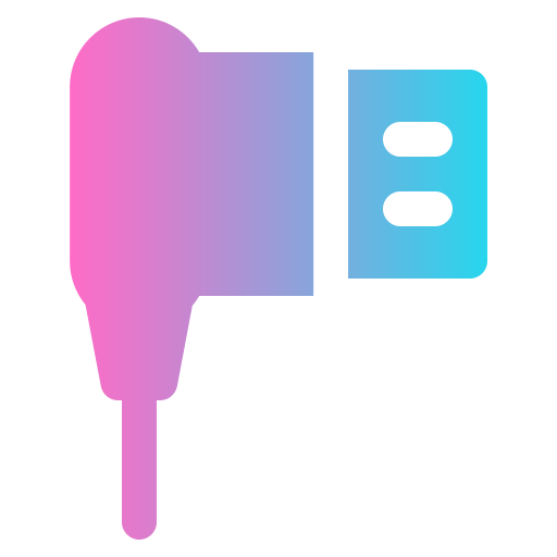 USB Charger Generic Flat Gradient icon