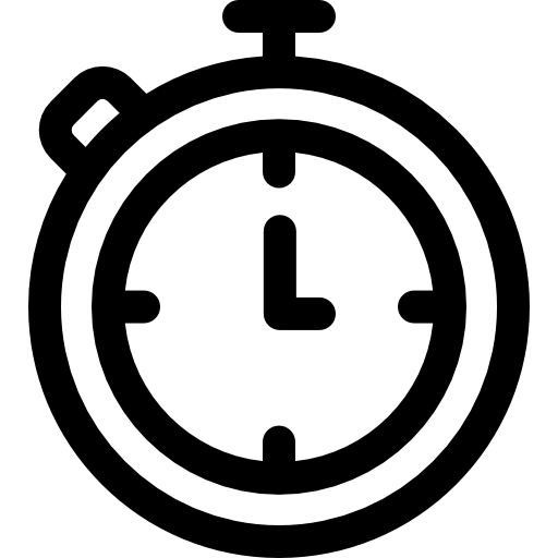 chronometer Basic Rounded Lineal icon