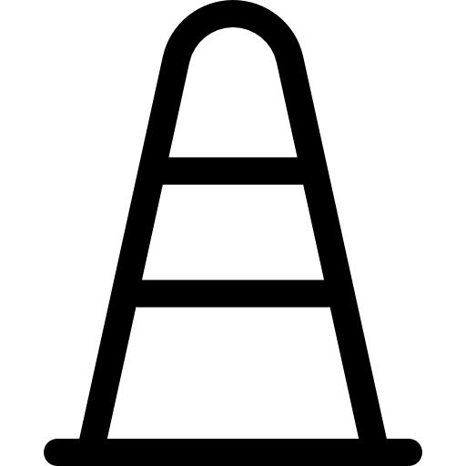 円錐 Basic Rounded Lineal icon