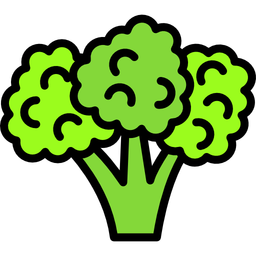 Broccoli Darius Dan Lineal Color icon