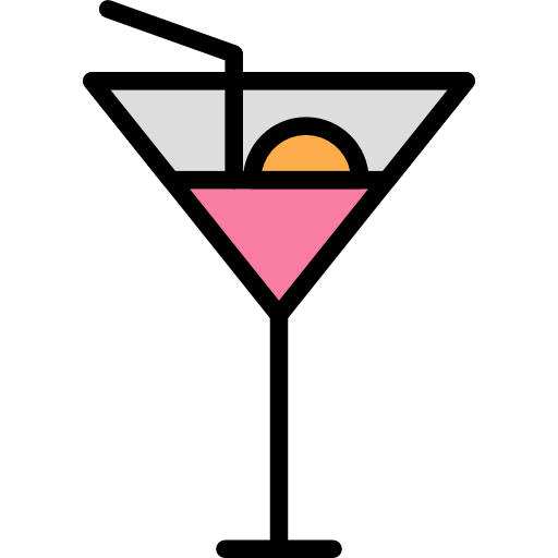 Cocktail Darius Dan Lineal Color icon
