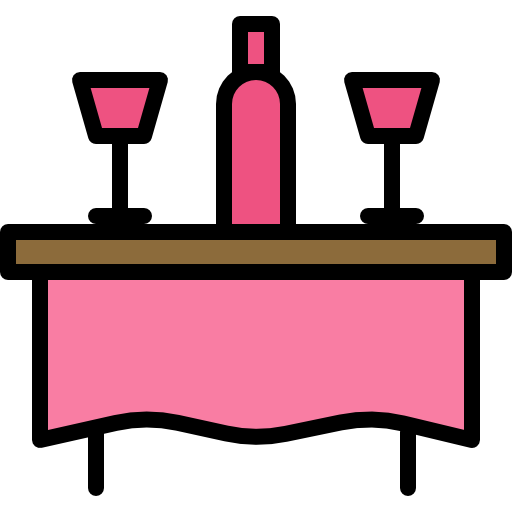 mesa del comedor Darius Dan Lineal Color icono