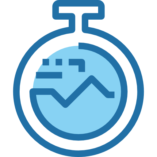 cronómetro Accurate Blue icono