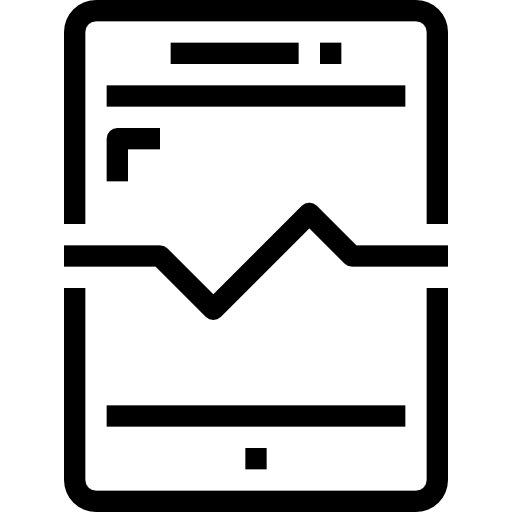 스마트 폰 Accurate Lineal icon