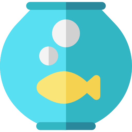 Fishbowl Basic Rounded Flat icon