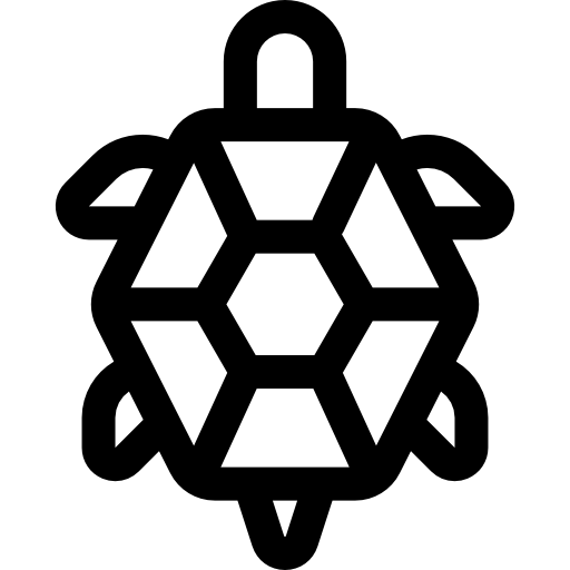 Черепаха Basic Rounded Lineal иконка