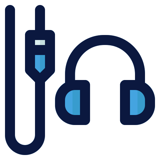 audiobuchse Generic Outline Color icon