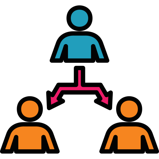 estructura de organización Generic Outline Color icono