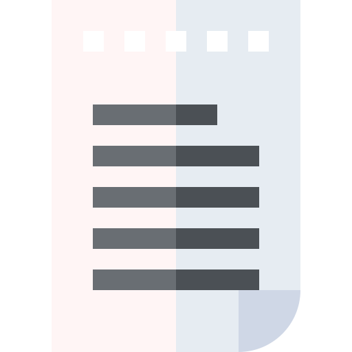 シート Basic Straight Flat icon