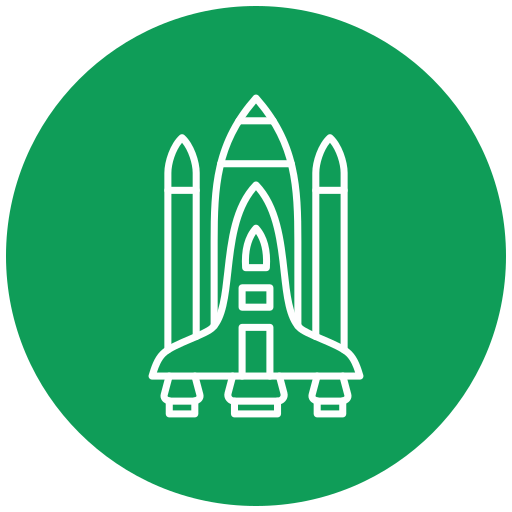 Космическая ракета Generic Flat иконка