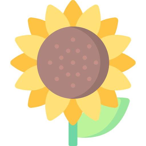 zonnebloem Special Flat icoon