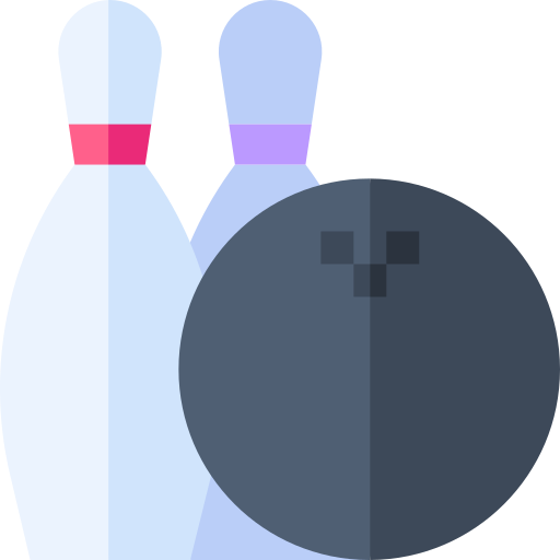 bowling Basic Straight Flat Icône