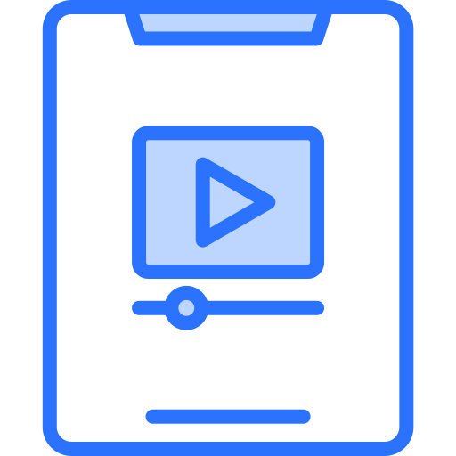 video speler Generic Blue icoon