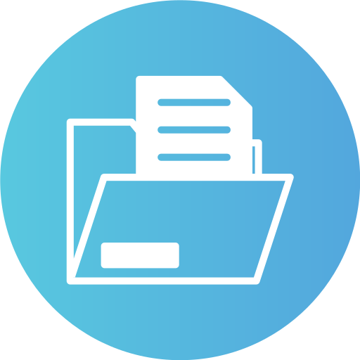 files and folders Generic Flat Gradient icono