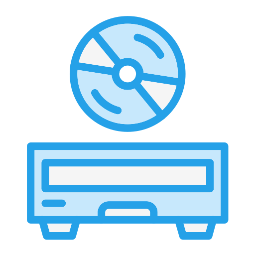 cd-rom Generic Blue icon