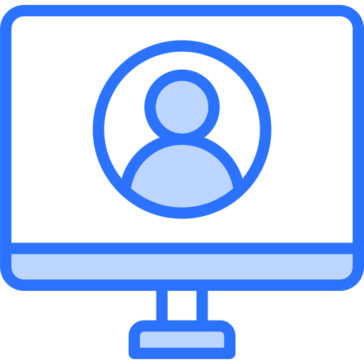 user profile Generic Blue icon