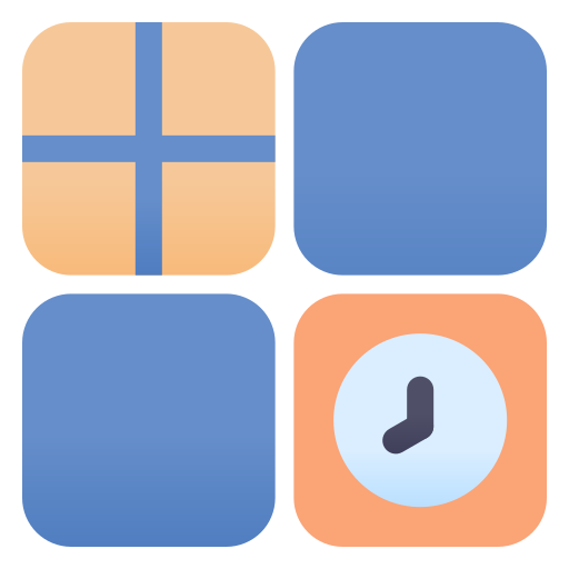 widget Generic Flat Gradient icon