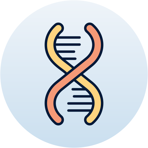 dna Generic Outline Color icona