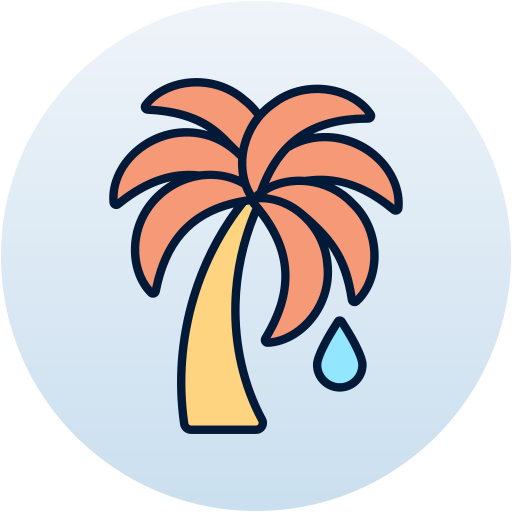 Palm oil Generic Outline Color icon