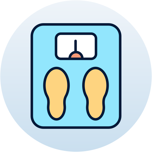 Body weight Generic Outline Color icon