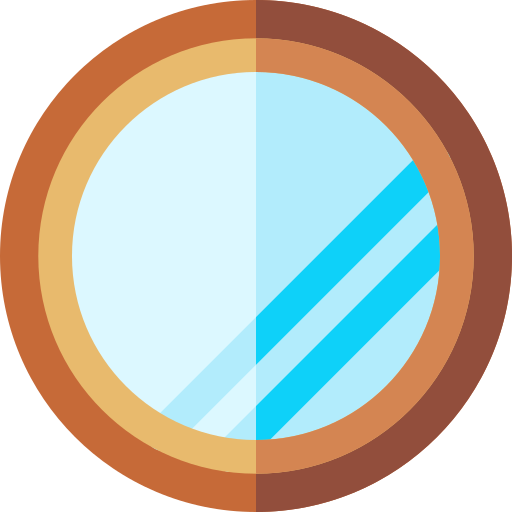 lustro Basic Rounded Flat ikona