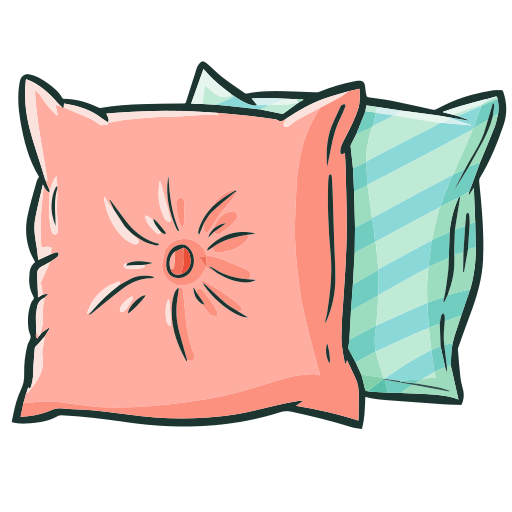 Pillows Generic Hand Drawn Color icon