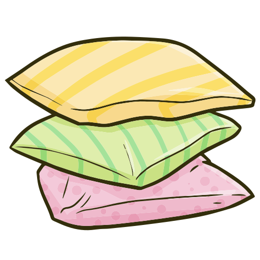 Pillows Generic Hand Drawn Color icon