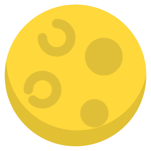 lune Generic Flat Icône
