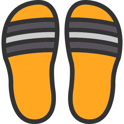 Flip flop Generic Outline Color icon