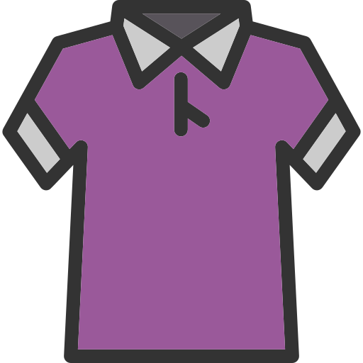 Polo shirt Generic Outline Color icon