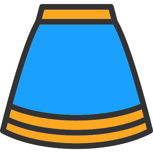 Skirt Generic Outline Color icon