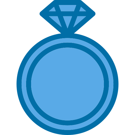 anello di diamanti Generic Blue icona