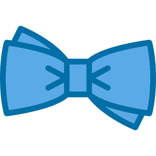 gravata-borboleta Generic Blue Ícone