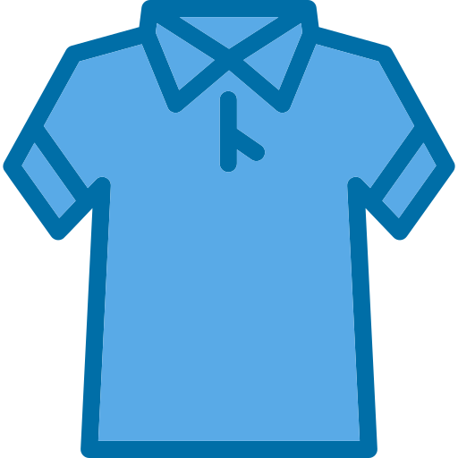 camisa polo Generic Blue Ícone